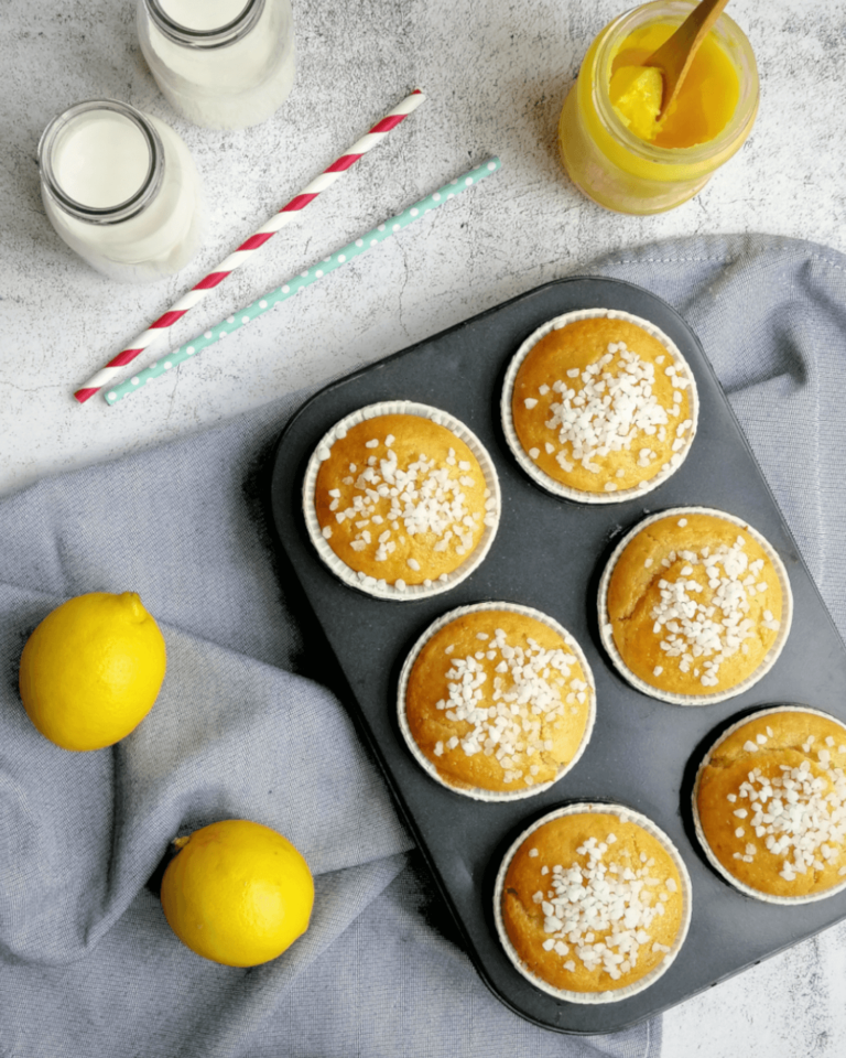 Lemon Curd Muffins The Italian Baker 